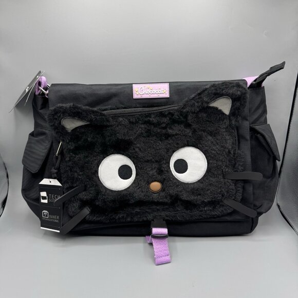 Bioworld Handbags - Chococat Figural Fuzzy Messenger Bag NEW